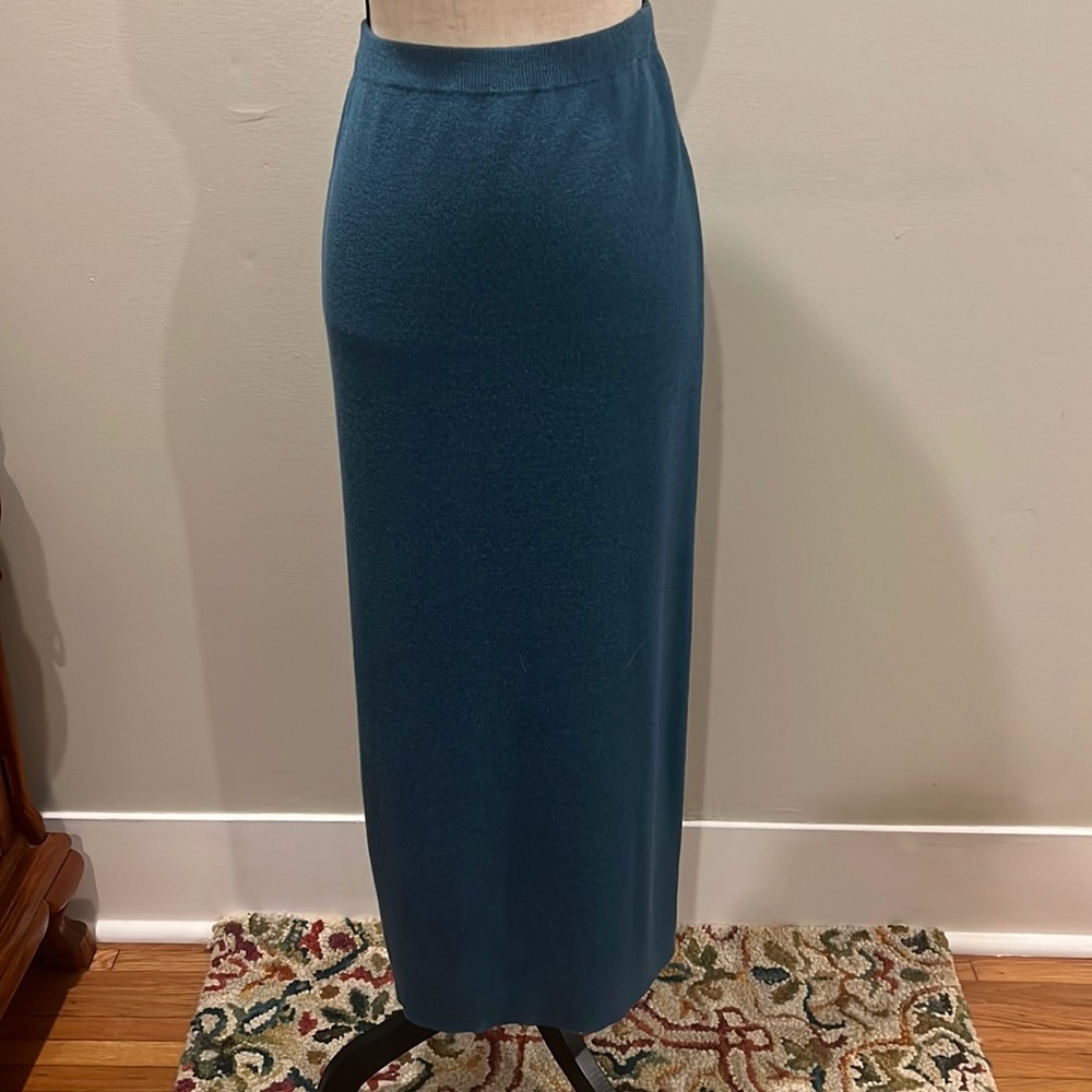 CHICOS DESIGN 1 SWEATER KNIT MAXI SKIRT